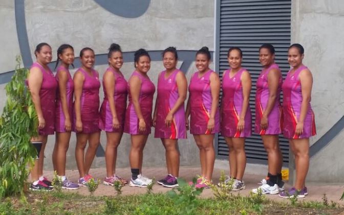 Air Niugini Netball Team receives new uniform