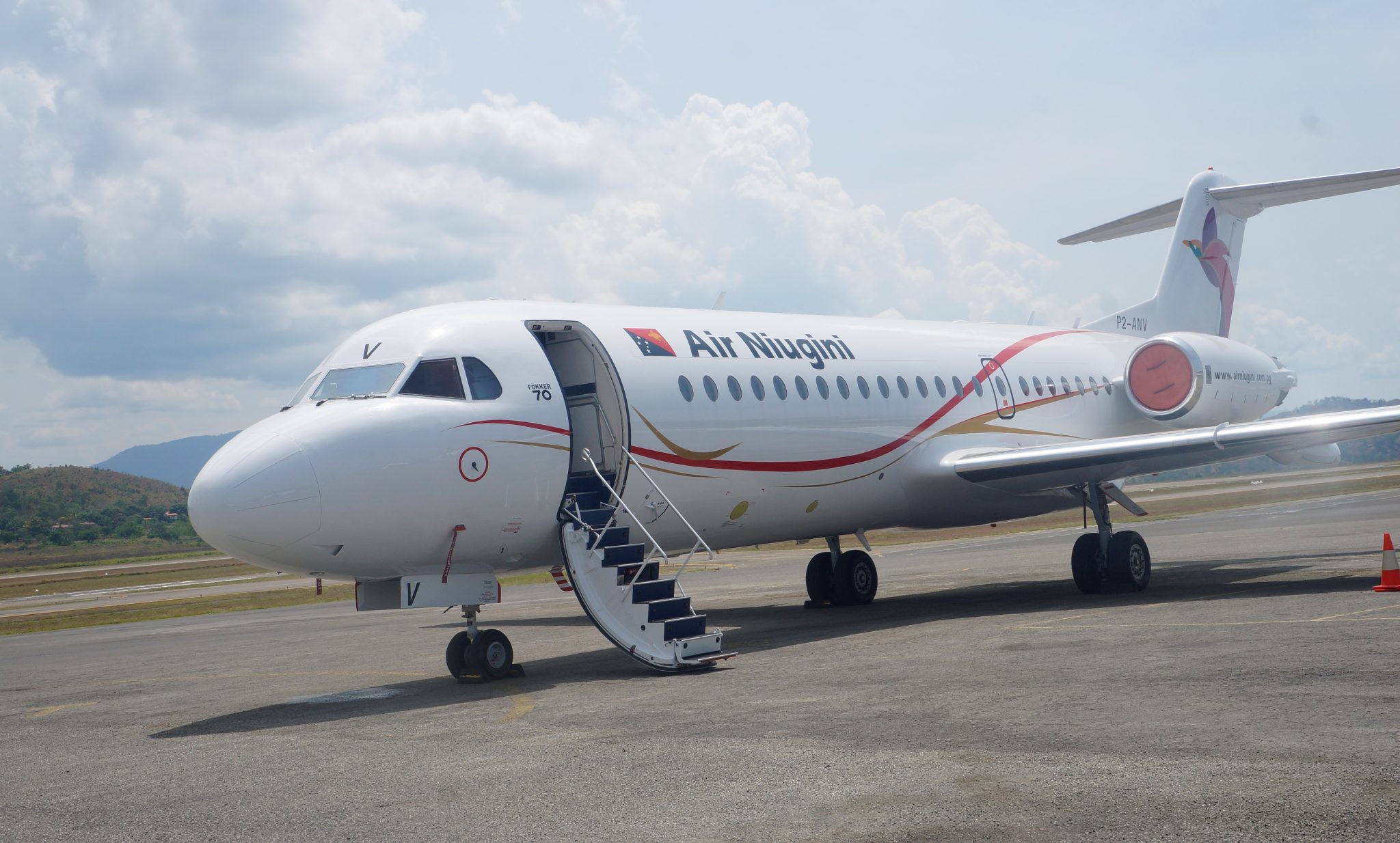 Delivery of a fifth Fokker 70 aircraft