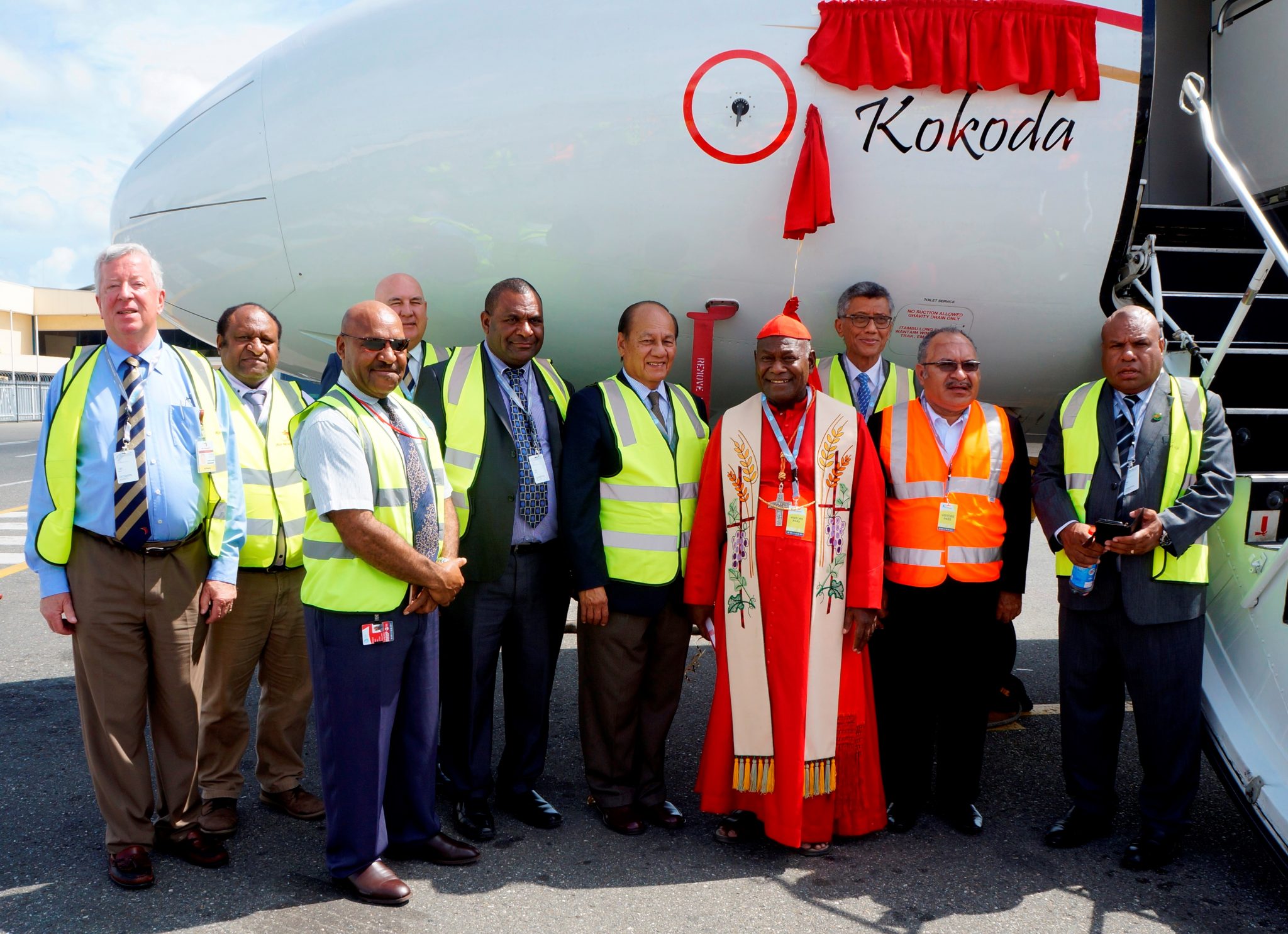 Air Niugini named its latest Fokker 70 aircraft “Kokoda”