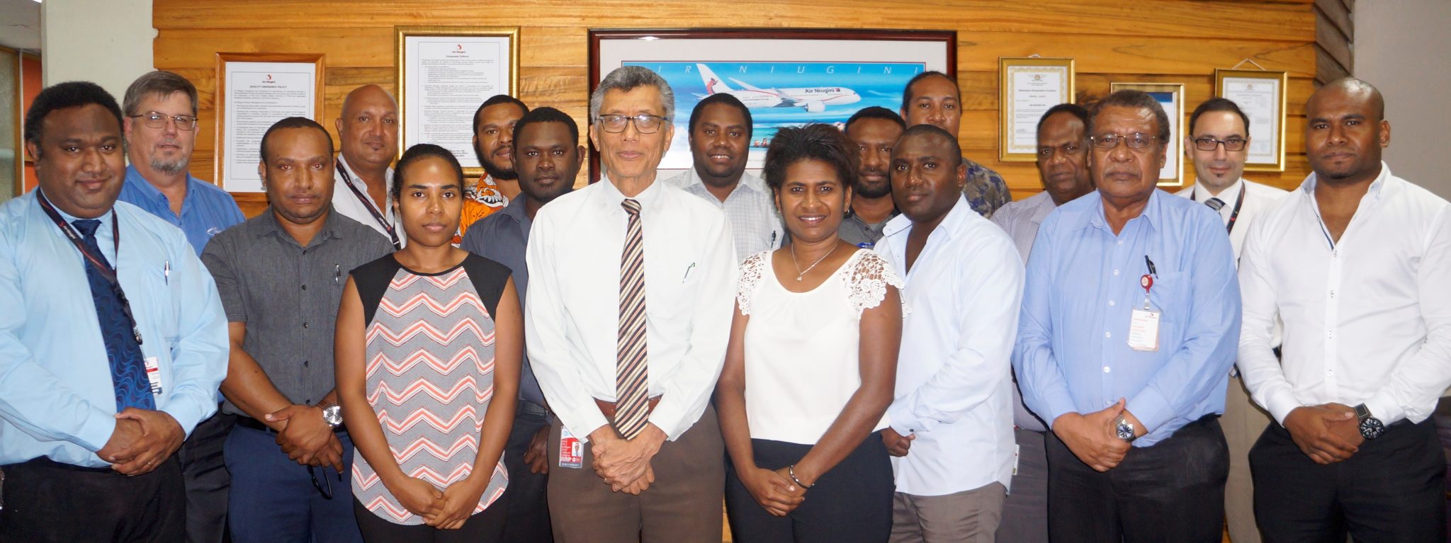Air Niugini welcomes home aircraft maintenance engineer (AME) cadets
