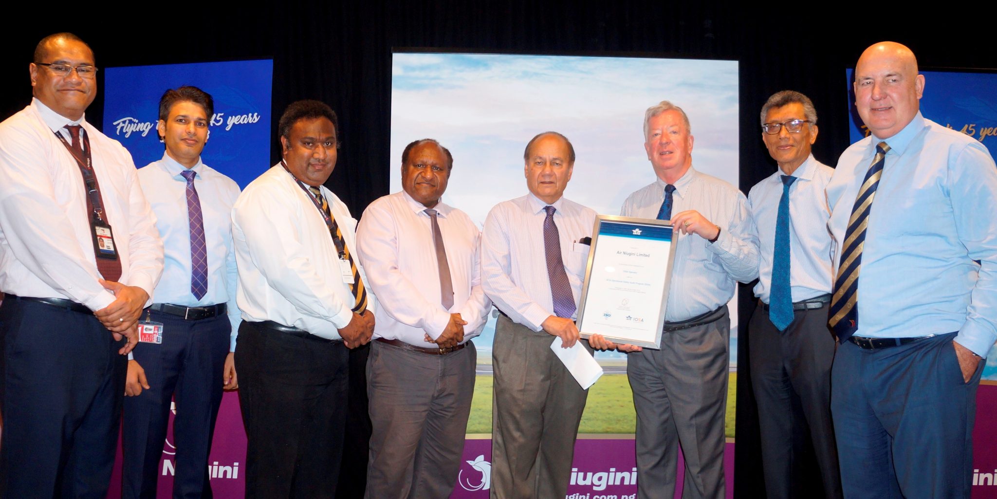 Air Niugini achieves 100 percent compliance with IOSA Audit 2017