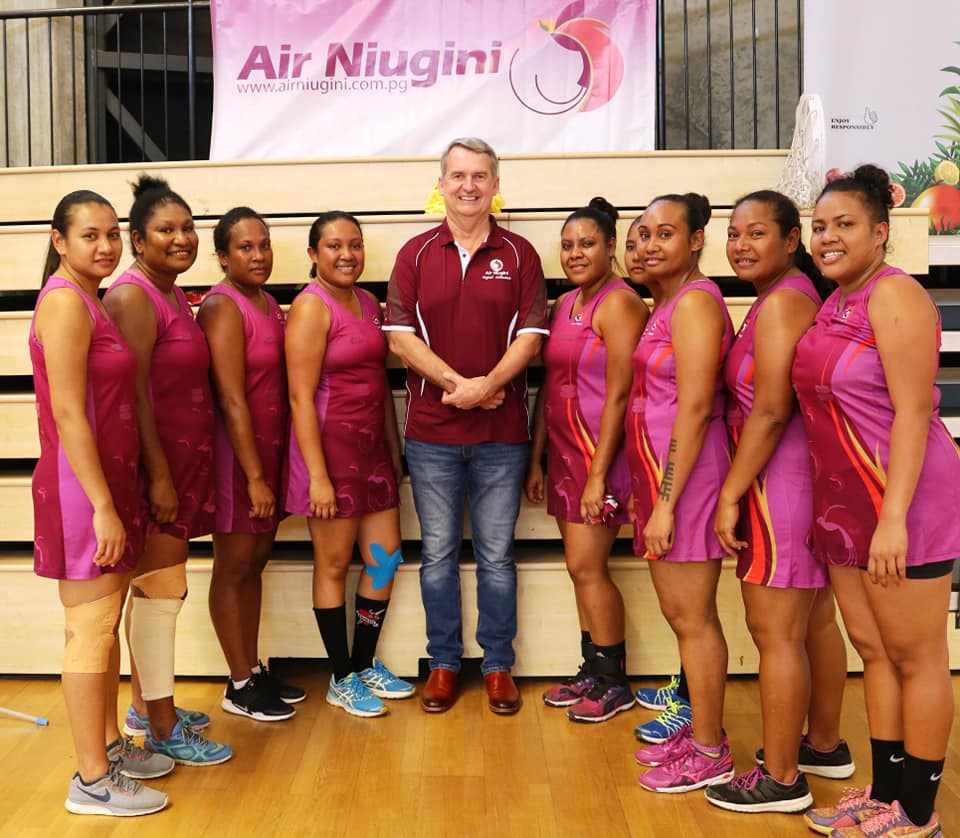 Air Niugini Team:1 Grand Final in Private Companies Netball Competition