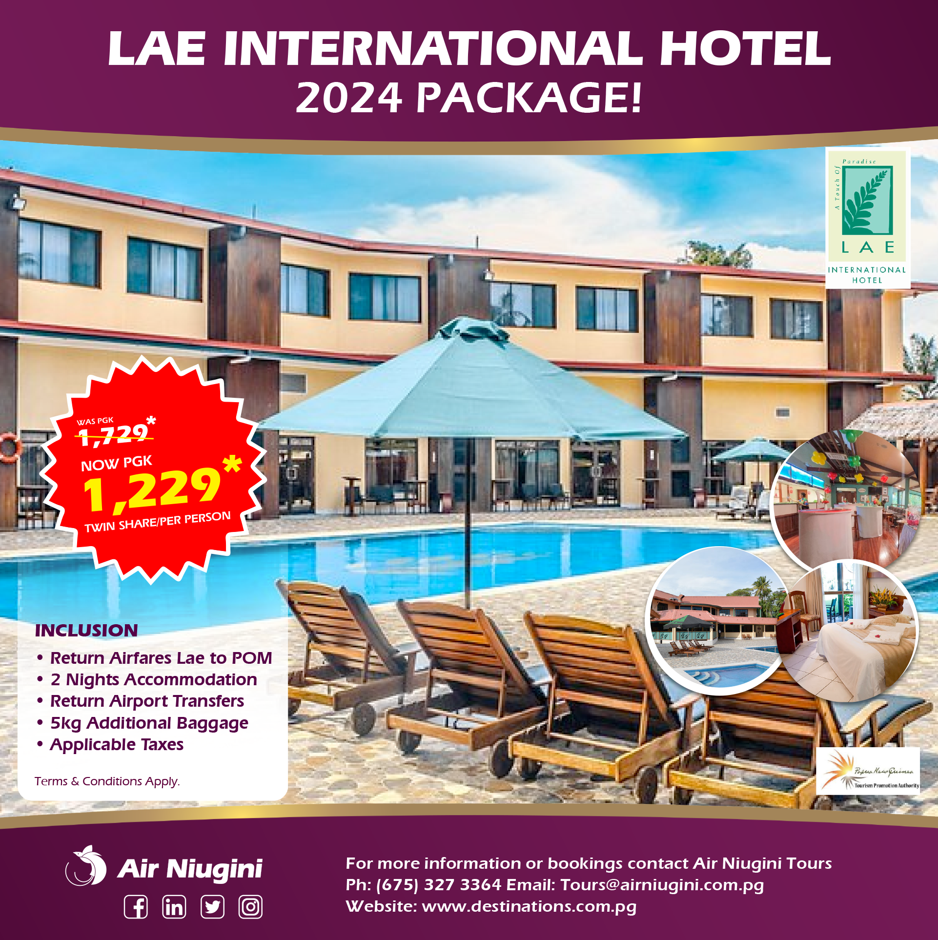 PXT1390 LAE INTER PACKAGE FB 1926 x - Air Niugini